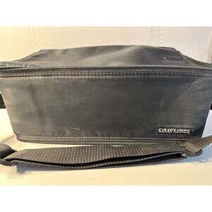 Case Logic 60 Cassette Tape Holder Two Sided Zippered Storage Carrying Case